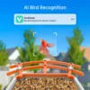 Smart Bird Feeder Camera, 1920 x 1080 Resolution, AI Recognition, Built-in Microphone, 2.4GHz WiFi Connection, Battery & Solar Powered, Cloud & Max. 128 GB Local Storage - Image 4