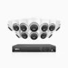 3K 16 Channel 12 Cameras PoE Security System