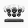 3K 16 Channel 8 Cameras PoE Security System