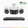 NDCK800 8 Channel PoE NVR Security System 4K Cameras with Panoramic View, f/1.0 Super Aperture, Acme Color Night Vision, Human & Vehicle Detection, Built-in Microphone - Image 2