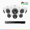 NightChromaTM NCK800 – 4K 16 Channel 8 Cameras PoE Security System, f/1.0 Super Aperture, Color Night Vision, 2CH 4K Decoding Capability, Human & Vehicle Detection, Intelligent Behavior Analysis, Built-in Mic, 124° FoV - Image 2