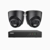 AH500 - 3K 8 Channel 2 Cameras PoE Security System, Color & IR Night Vision, F/1.6 Aperture, Human & Vehicle Detection - Image 2