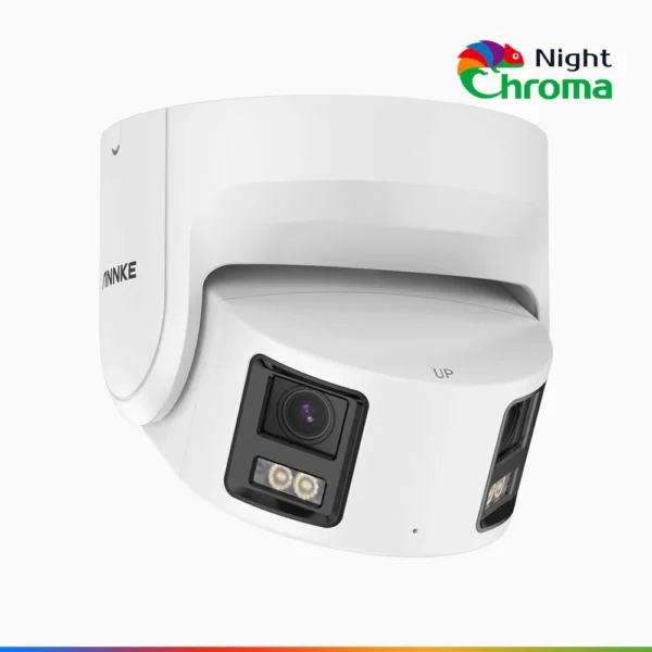 4K Outdoor Panoramic PoE Dual Lens Security Camera