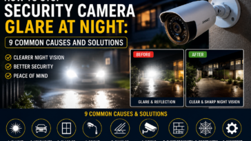 Fixing security camera glare and haze in night footage